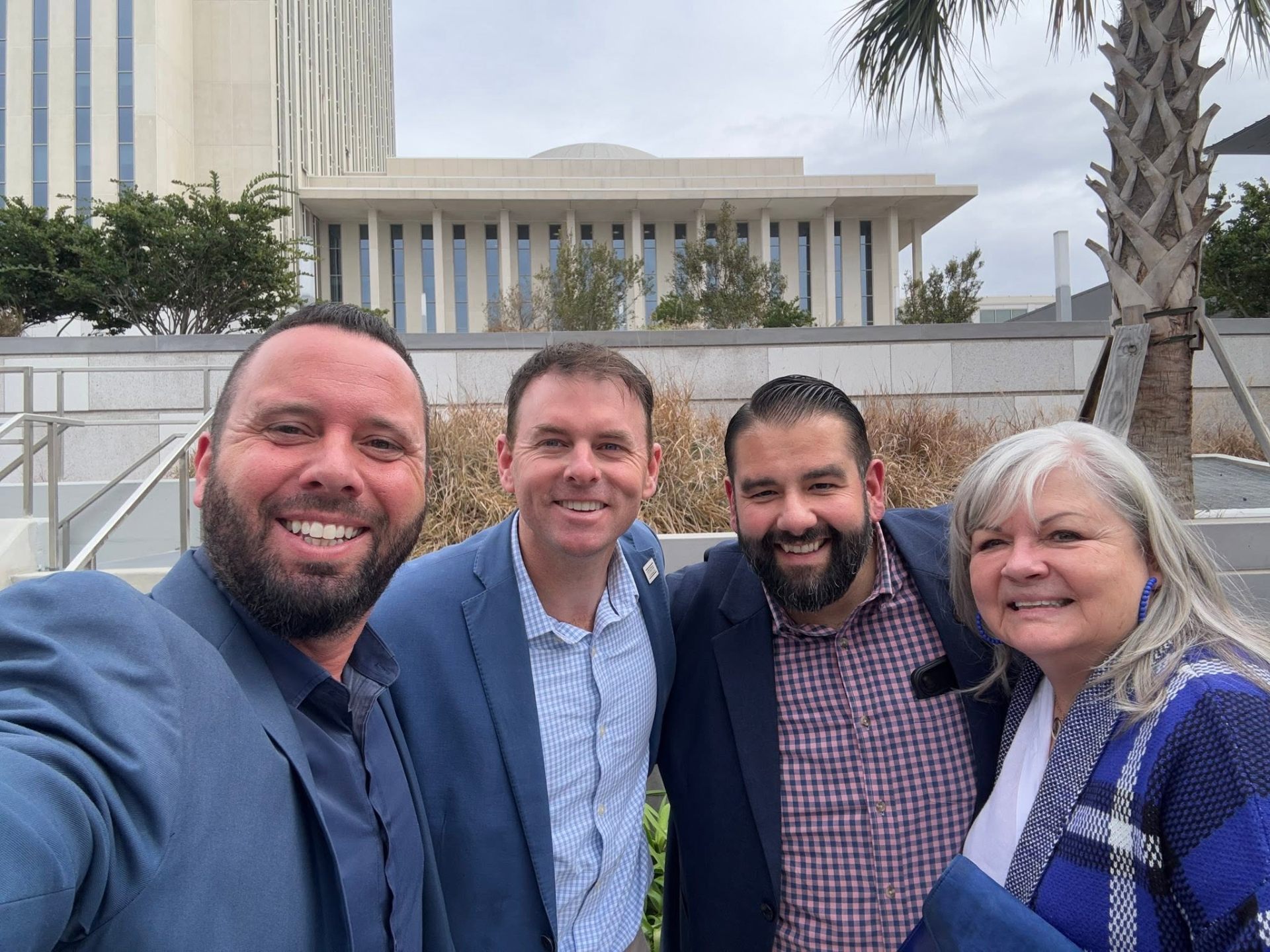 Austin Arthur with West Orange Chamber of Commerce colleagues at the Florida State Capitol