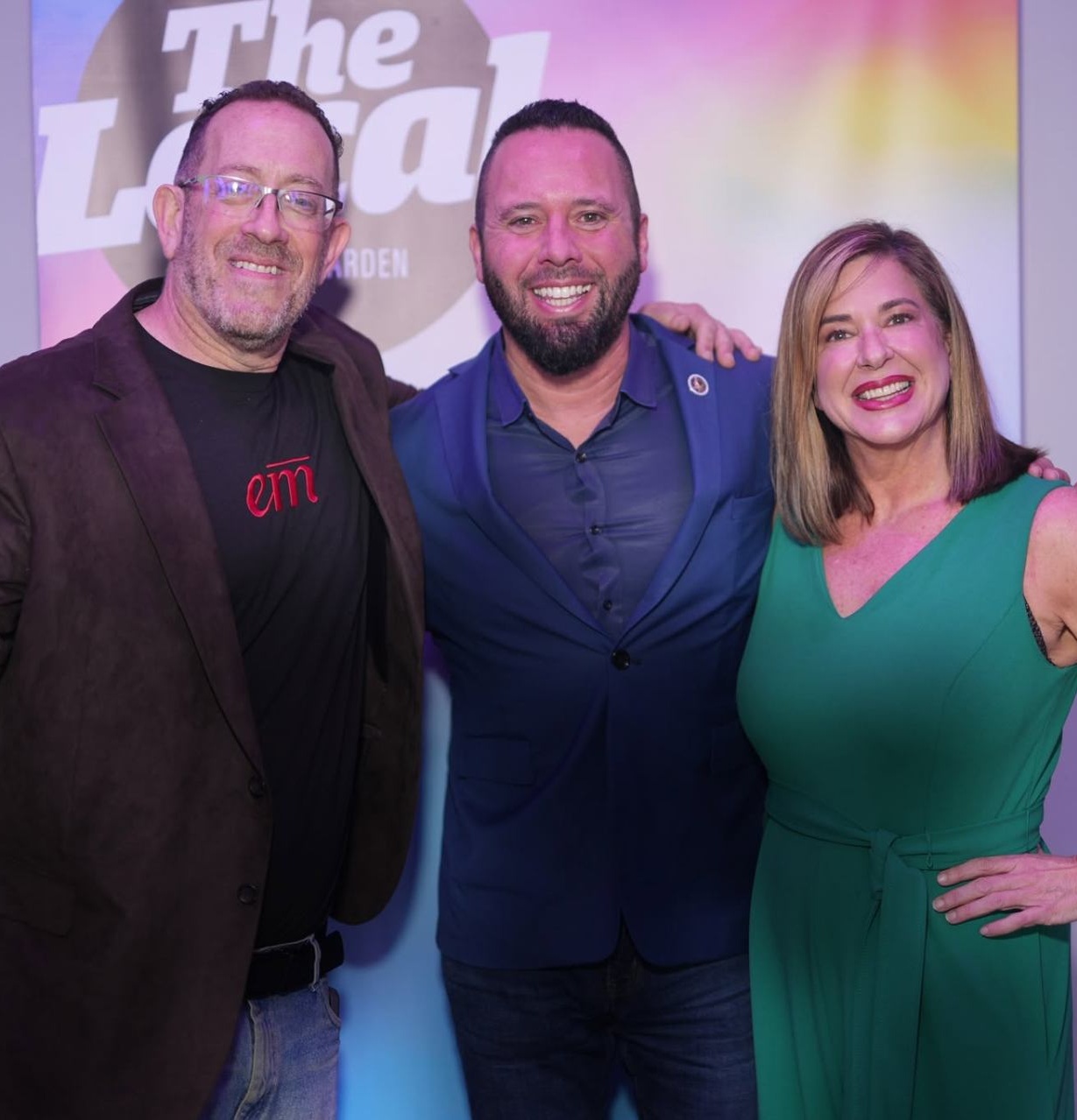 Austin Arthur with The Local Winter Garden Magazine team