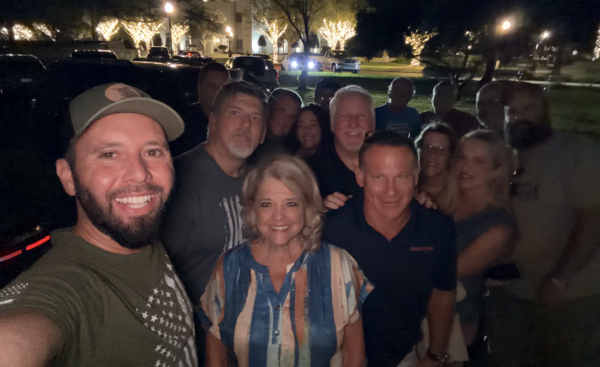 Austin Arthur with the Challenge 22 committee planning the event