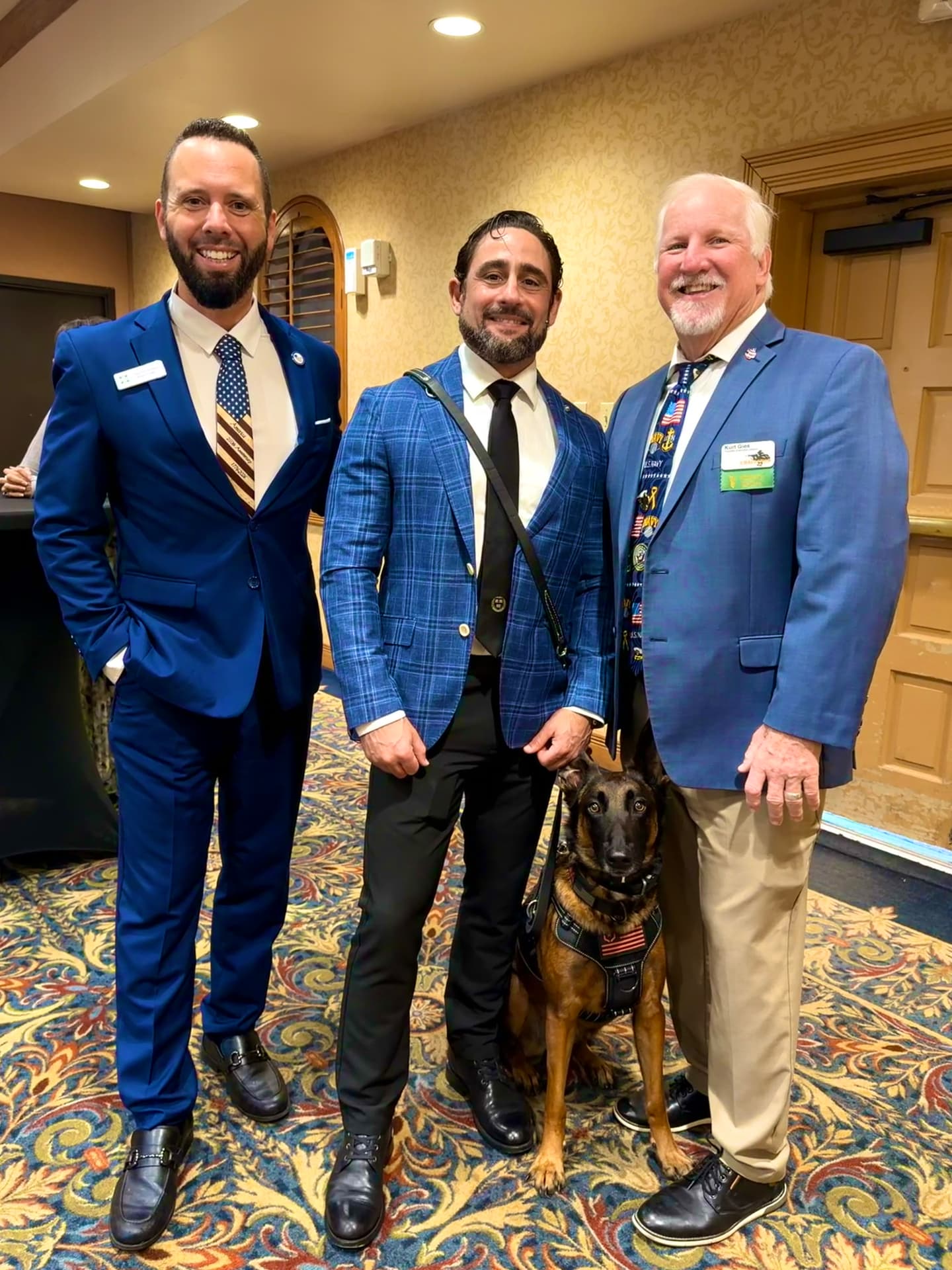 Austin Arthur with Challenge 22 founder Kurt Gies and Dr. Damon Friedman of SOF Missions