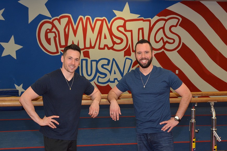 Austin and Zander Arthur at Gymnastics USA in Winter Garden