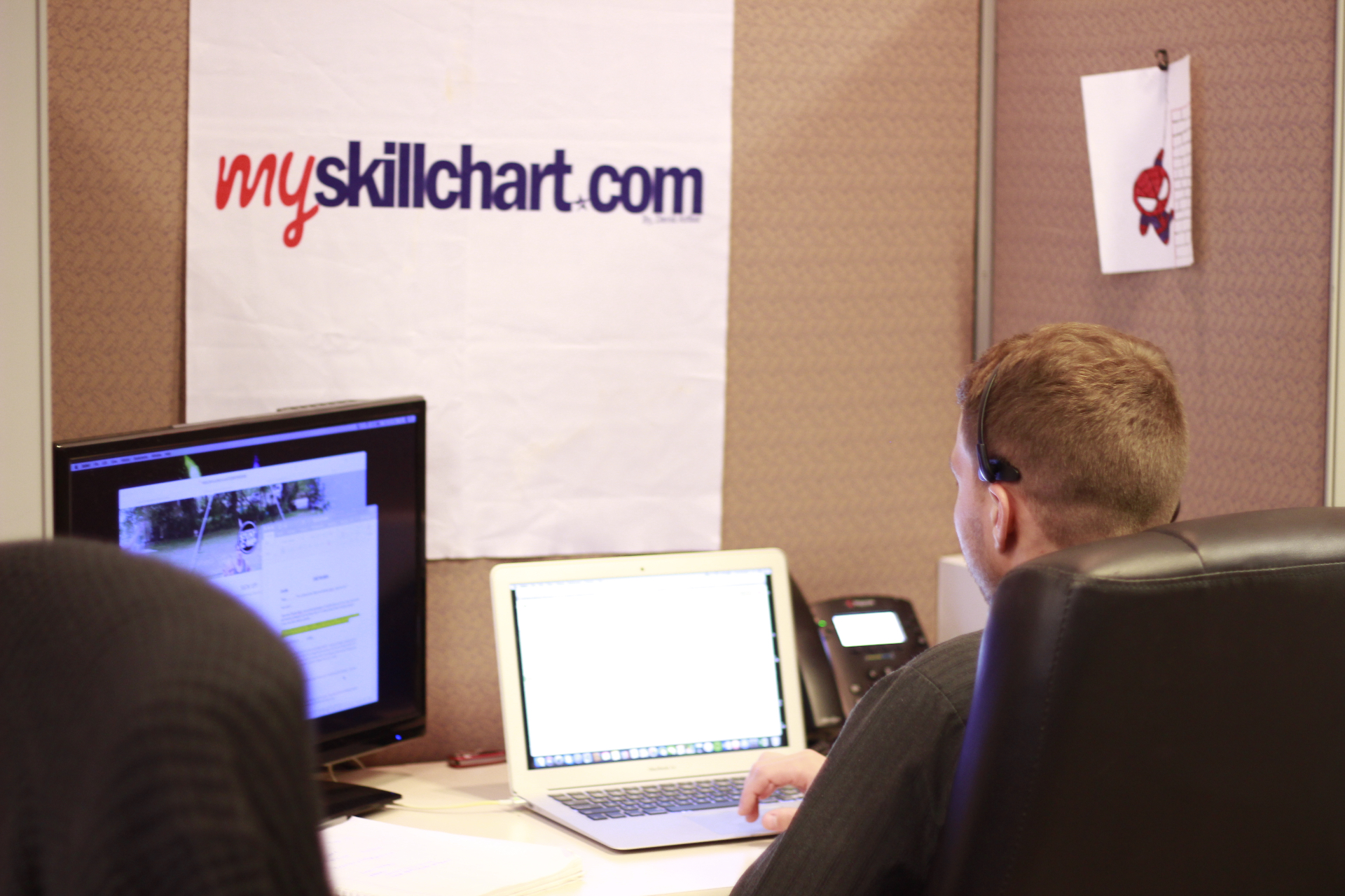 MySkillChart office — early days of the platform